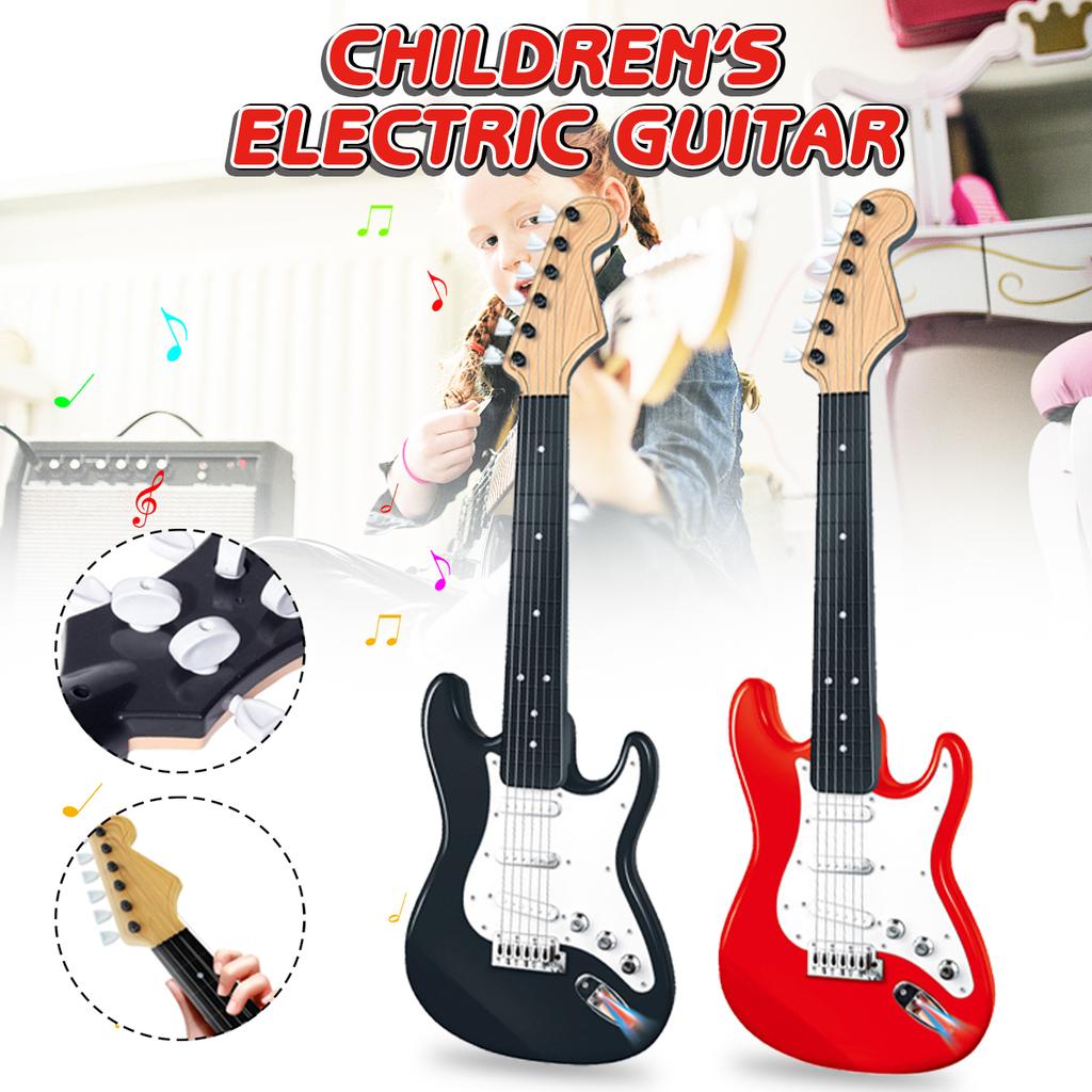 6 cuerdas guitarra eléctrica niños instrumento musical multifunción  juguetes educativos para niños comprar a buen precio — entrega gratuita,  reseñas reales con fotos — Joom