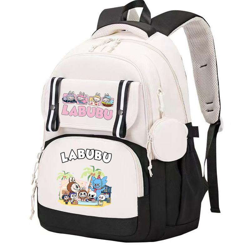 Cute Printed Backpack Teenager Student Shcoolbag Bookbag Knapsack Girl with Coin Purse Casual Bag Men Women Laptop Bag Mochila