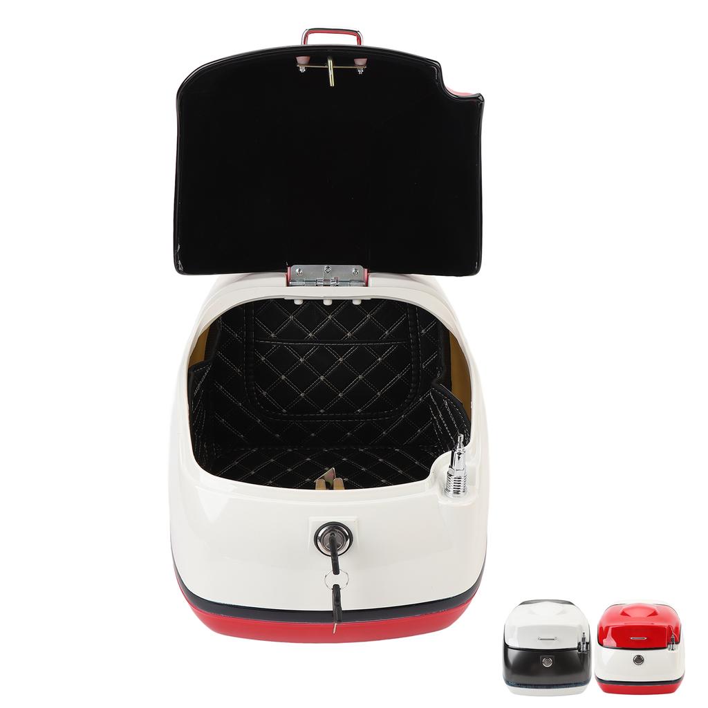 38L Motorcycle Top Case Fashionable Look Water Resistant Ample Space Trunk Top Box for Electric Bike