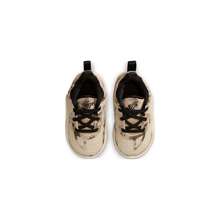 New Jordan Tatum 1 Tatum 1 Slip-Resistant Cushioning Low-Top Toddler Shoes Sesame Brown Infant And Toddler DX5358-200