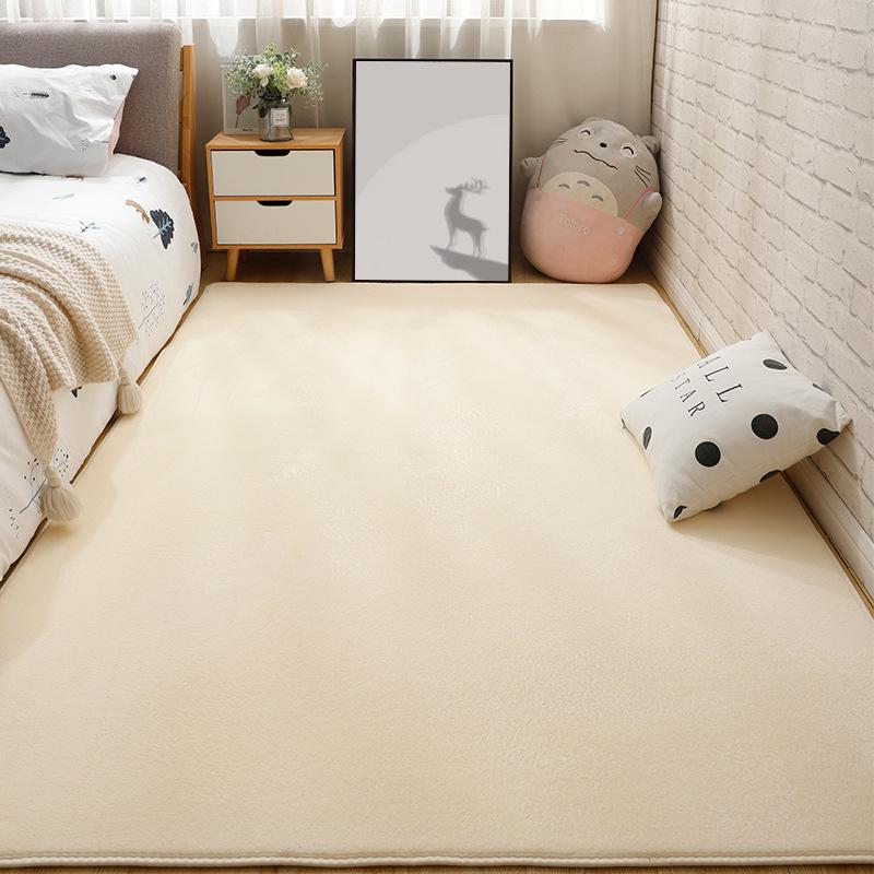 Thicken Carpet For Home Decor Short Plush Large Living Room Rugs Kids Bedroom Bedside Feet Rug Children's Crawl Mats Gray / Blue