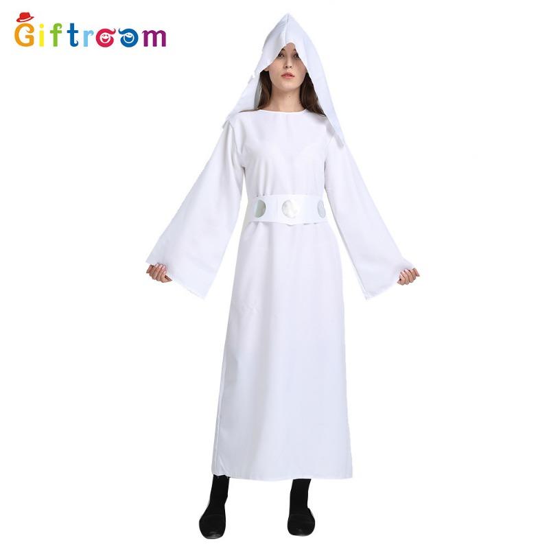 Star Wars Party Costume Adult Female Princess Leia Cosplay Costume