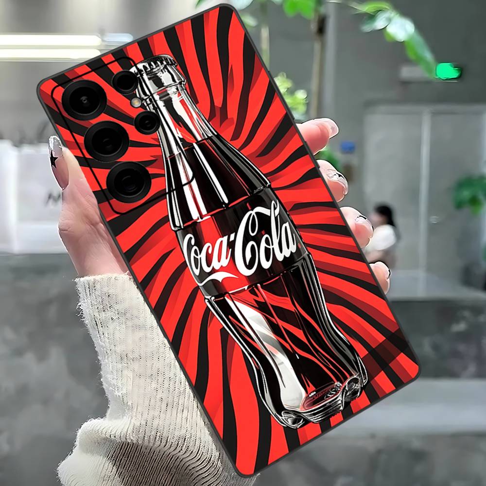 C-Coca-Cola Phone Case For Samsung S 24 Fe 25 Ultra Plus 20 Lite 21 30 22 23 24 22 Ultra 5G Fundas