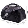 Carry bag, pet carrier, for cats and small dogs, shoulder bag, 5kg load capacity, breathable, foldable, going out, traveling, going to the hospital,
