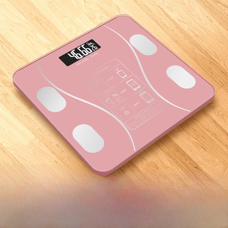 Smart USB Rechargeable Body Weight & Fat Scale for Home Use