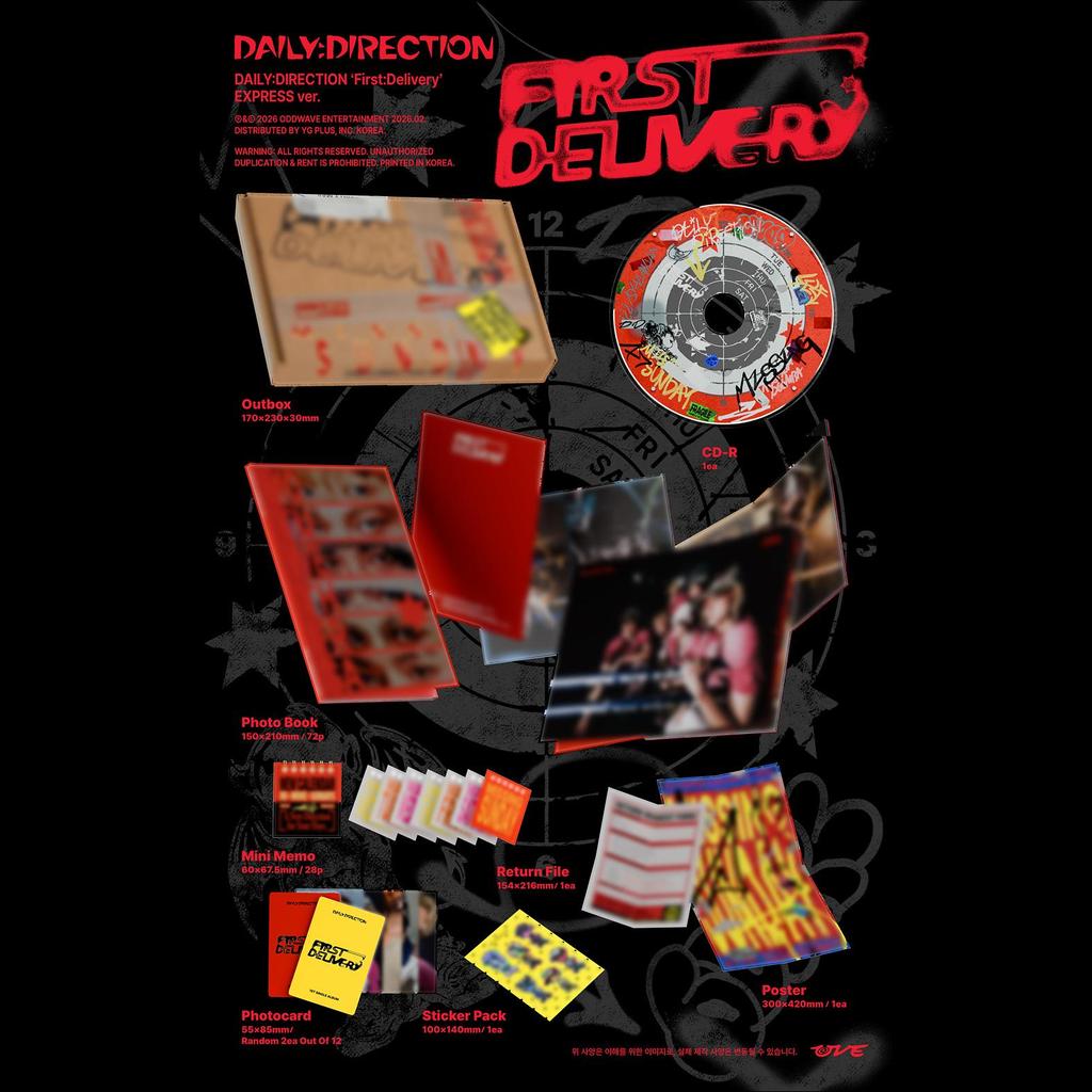 DAILYDIRECTION [FirstDelivery] (NEWSPAPER Ver.  EXPRESS Ver.) + Free Gift