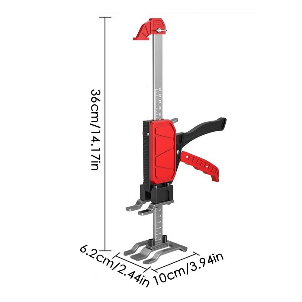 Lever Arm Lifter Drywall Lift Heavy Duty Labor Saving Furniture Jack Height Adjust Cabinet Jack Woodworking Tools for Cabinets