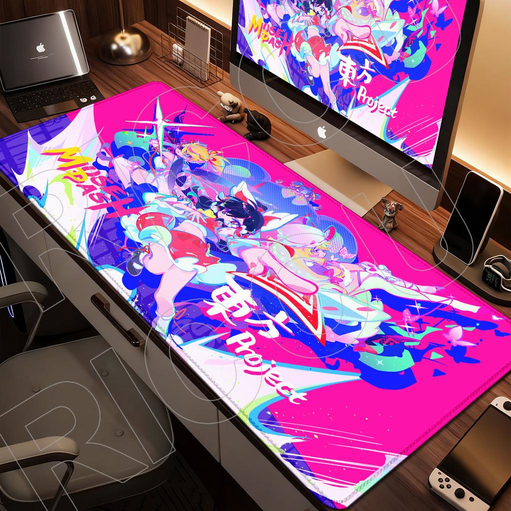 XXL HD-Druck Muse Dash Anime-Mädchen Mauspads Teppich Natürlicher Gummi Gaming 900x400mm Mauspads PC-Zubehör Schutz Schreibtischmatte