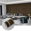 Thickened Faux Grille Self-Adhesive Fluted Panel Wallpaper Waterproof MoistureProof Home Accent Wall Renovation Sticker