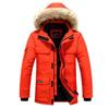 Herren Parkas Mantel Windbreaker Große Taschen Winterparkas Herren Verdicken Mantel Pelz Kapuzenjacke Übermantel Warmhalten Männlich