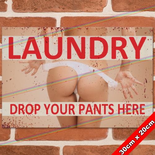 

LAUNDRY cm Metal Signs Mancave Pub Bar Garage Funny Shed Gift Vintage Tin SignAluminum 20x30cm（7.8x11.8inch）