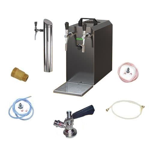 Tireuse à bière - ICH-ZAPFE.DE - STREAM 50K - 55 L/h - Refroidisseur professionnel - 2 lignes