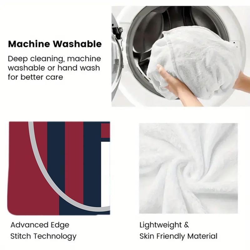 Bologna 2D Flat Pattern Flannel Blanket High Quality All Seasons Warmth and Comfort Perfect for Christmas Gifts.