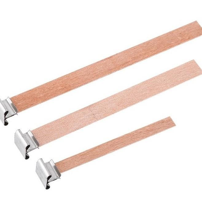 Original Wooden Chip Wick for Smokeless Scented Candles - DIY Handmade Wax Material