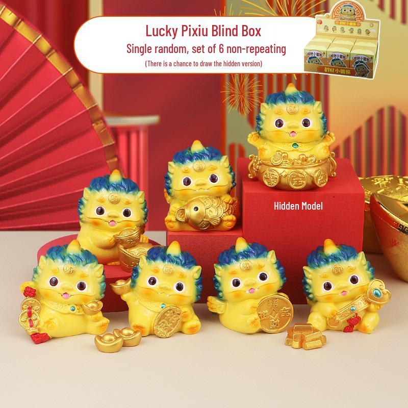 Cute Crystal Animal Ornament Blind Box: Desk Décor & Christmas Gift