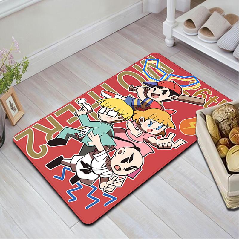 Retro Video Game Characters Rug Floor Mat for Living Room or Bedroom Soft and Comfortable Carpet a Gift for Birthday and Holiday.