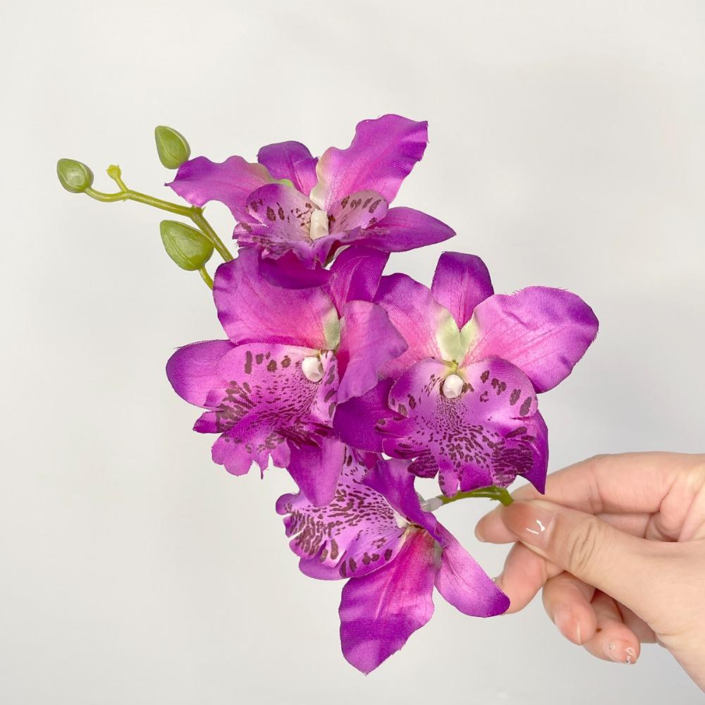 Orchid Flower Fairy Hairpins Artificial Flowers Spring Summer Hair Clips Wedding Party Photography Hair Accessories
