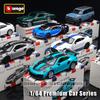 Bburago 1:64 Porsche 911 GT2 RS LAMBORGHINI Sian Fkp 37 Mustang GT500 Car Model Collection Kids Xmas Gift Toys for Boys Ferrari
