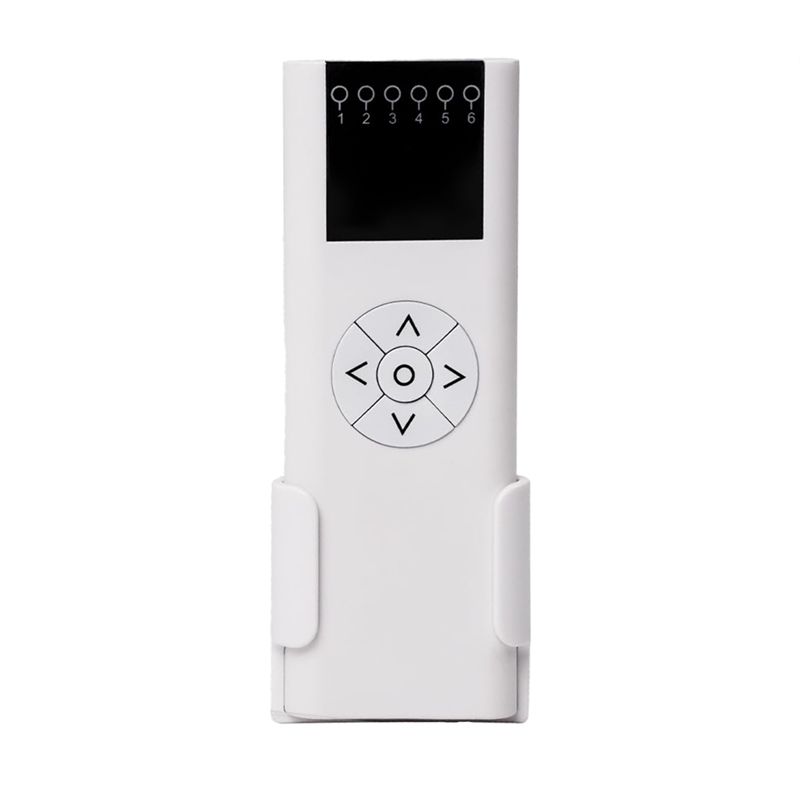 AEF2-Channel Blinds Controller For Motorized Roller Shades And Blinds,AC114 Series Remote Control White AC11402