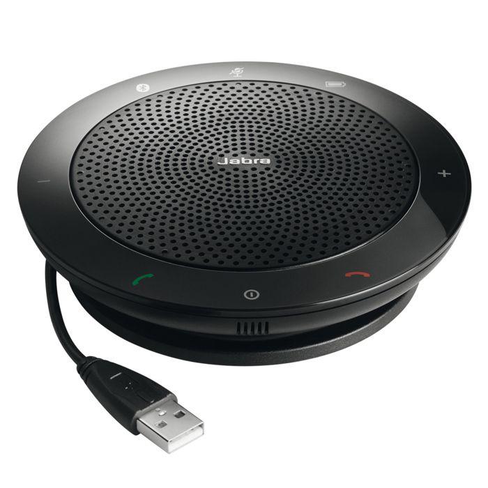 Haut-parleur Bluetooth - Jabra - Speak 510 - Audio conférence - Rechargeable - 360°