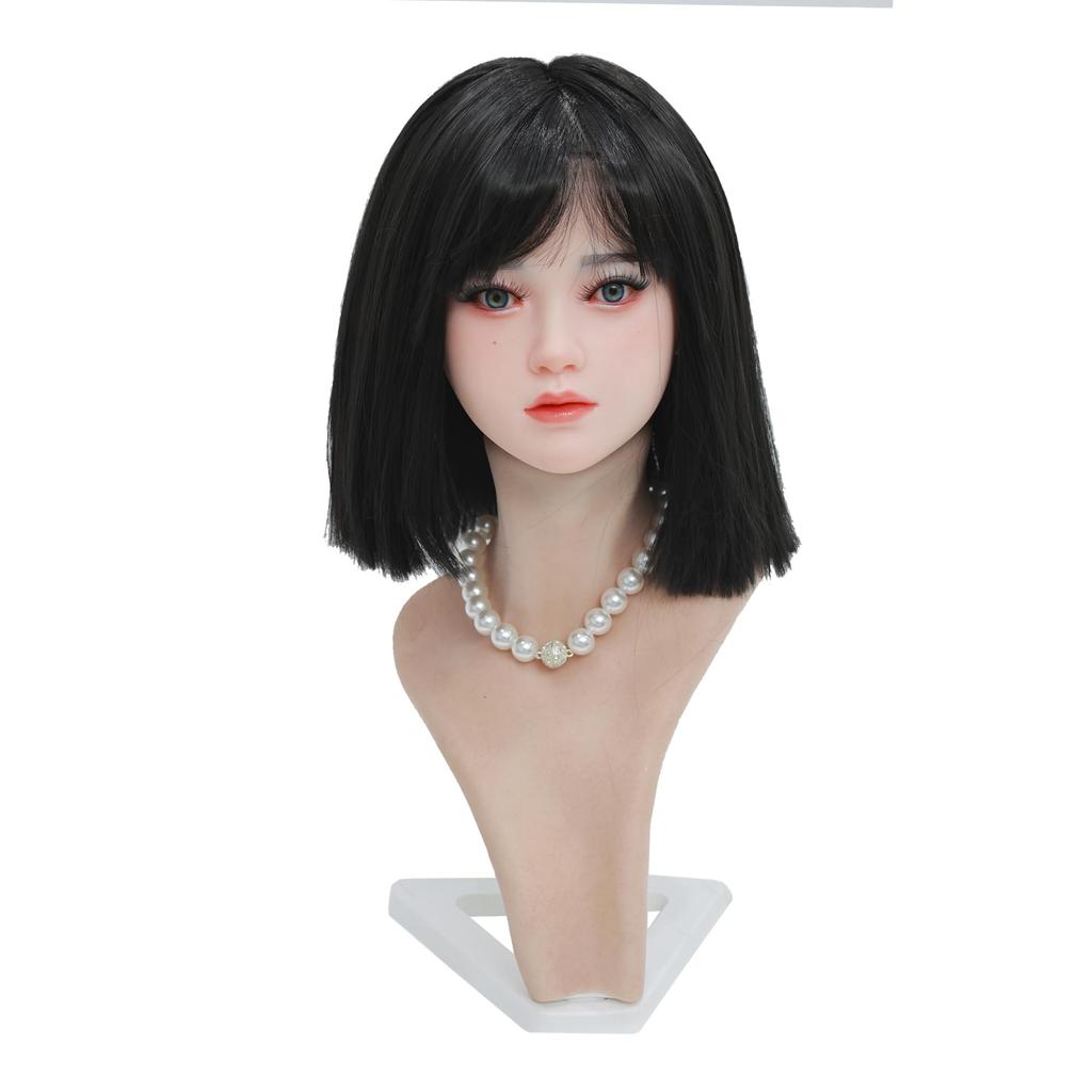 Single Figure Head Silicone Head Head Only Wig Type 2 Types of Connection Methods Wig Type Number 100% GJ-007