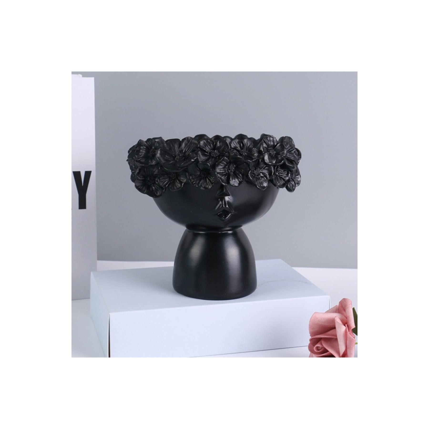 

FLQUE Nordic Style Flower Girl Figure Декоративная бетонная ваза Цветочный горшок