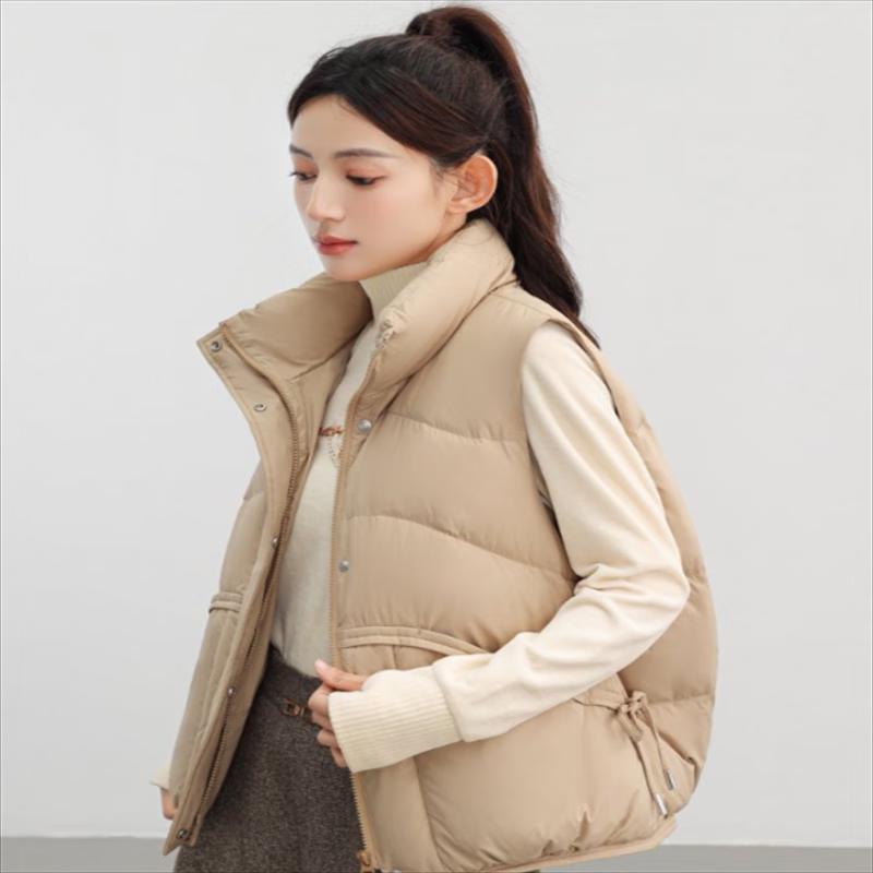 

YAYA Women s Short Stand-Collar Down Vest M