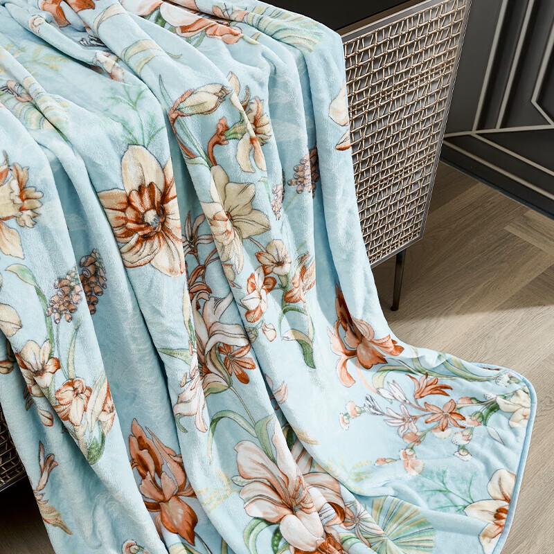 Fuanna Single-Layer Flannel Throw Blanket
