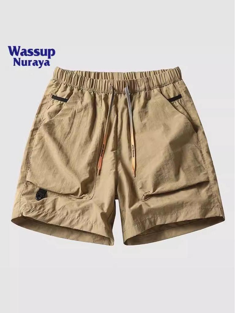 Trendy Summer Men's Casual Shorts - Korean Style Mid-Length, Loose Fit