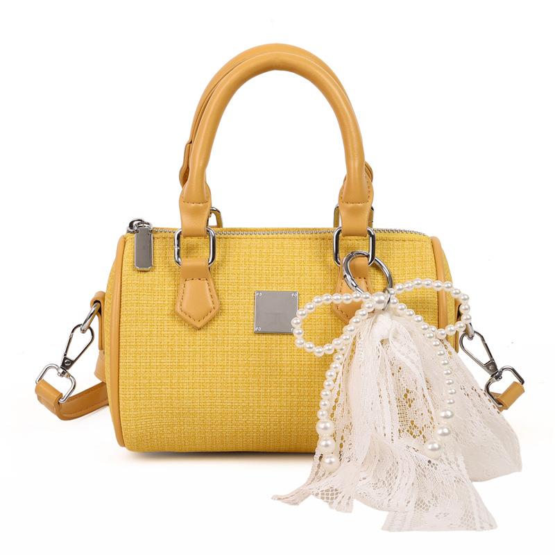 Popular Hot-selling Korean Version of Simple Temperament Portable Pillow Bag Women's Versatile Foreign Style Advanced Texture Solid Color Messenger 