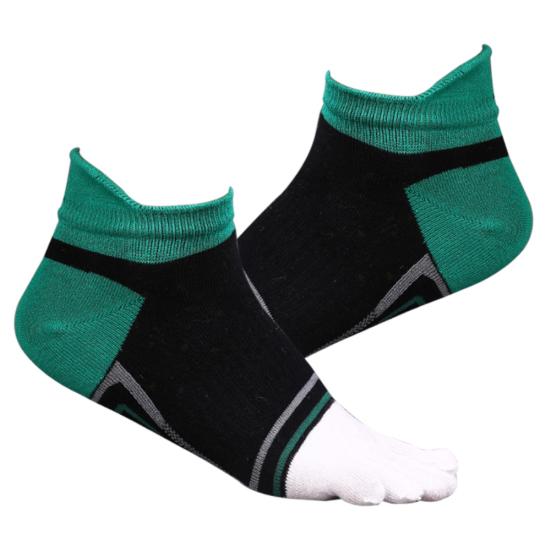 Modă Bărbați Șosete din Bumbac Moale Respirabil cu Cinci Degete Șosete Casual Sport pentru Alergare