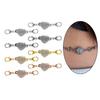 8x Alloy Lobster Clasps Claw Jewelry Making for Keyring Necklace 41x11mm