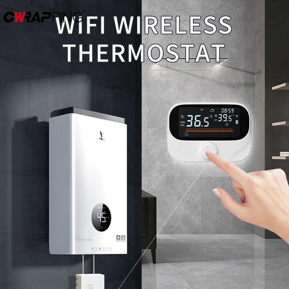 Thermostat Underfloor Heating Wifi Thermostat Wireless Weather Station with External Sensor for Alexa Google Home Accessories