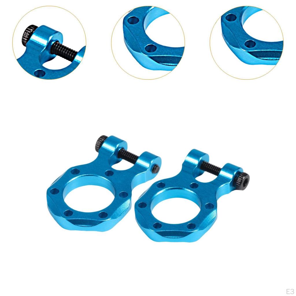 2 Pieces RC Car Tow Hook Horseshoe Buckle Aluminum Alloy for 1/10 Scale Crawler Truck Upgrade