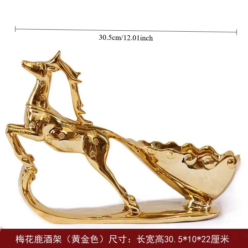 wine holder ornament, bar and restaurant wine rack,  cabinet decoration resin home decoration ornament   wine holder