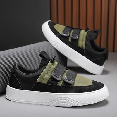 Transmissão ao Vivo Sapatos da Moda Extravagantes Sapatos de Pão Altura Aumentada Moda Sapatos de Skate Street Sapatos Masculinos Respiráveis Marca da Moda