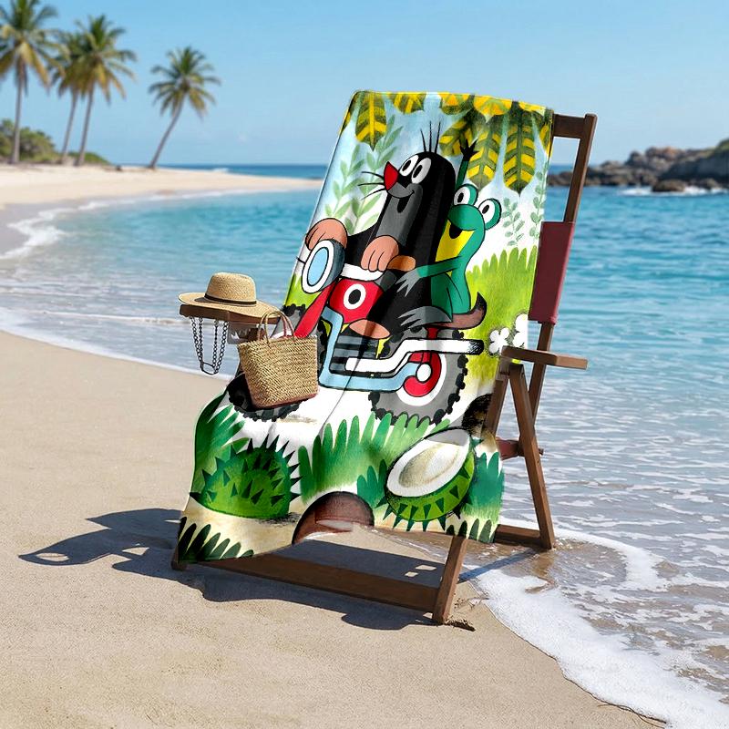 Krtecek Fashion Beach Towel: Ideal for Summer Adventures Soft, absorbent and quick drying suitable for swimming and bathing