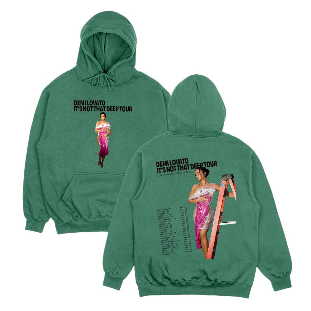 Demi Lovato It's Not That Deep Collection Tour Hoodies Fashion Women Casual Versatile Unisex Pullovers Y2K Sweatshirts