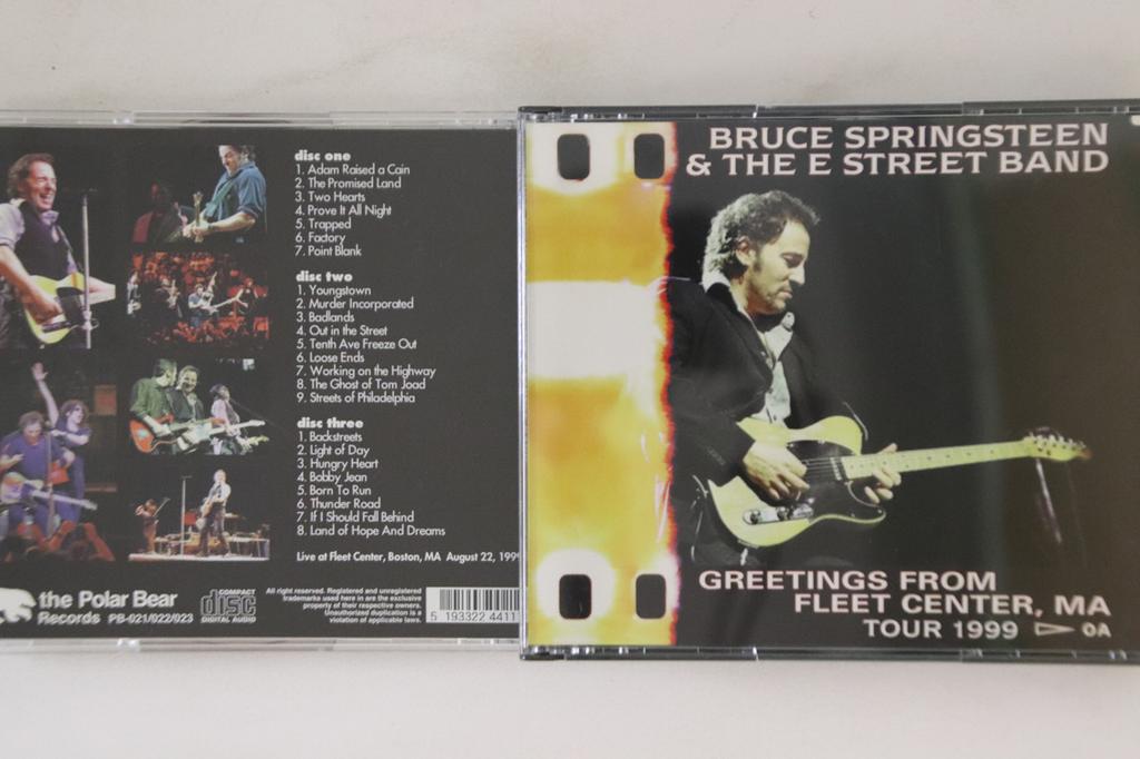 CD BRUCE SPRINGSTEEN - Greetings From Fleet Center, Ma PB021022023 POLAR BEAR 1999 Non Japan Rock Used