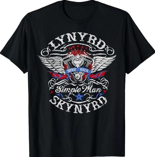 Simple Man Southern Rock N Roll Vintage Biker T-Shirt