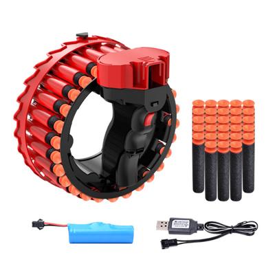 Pistola giocattolo elettrica Soft Bullet, lancia dardi a mano, impatto onda, giocattolo da battaglia, giocattolo da tiro, inizia in avanti. 28 palline morbide per la sicurezza dei giovani, regalo giocattolo