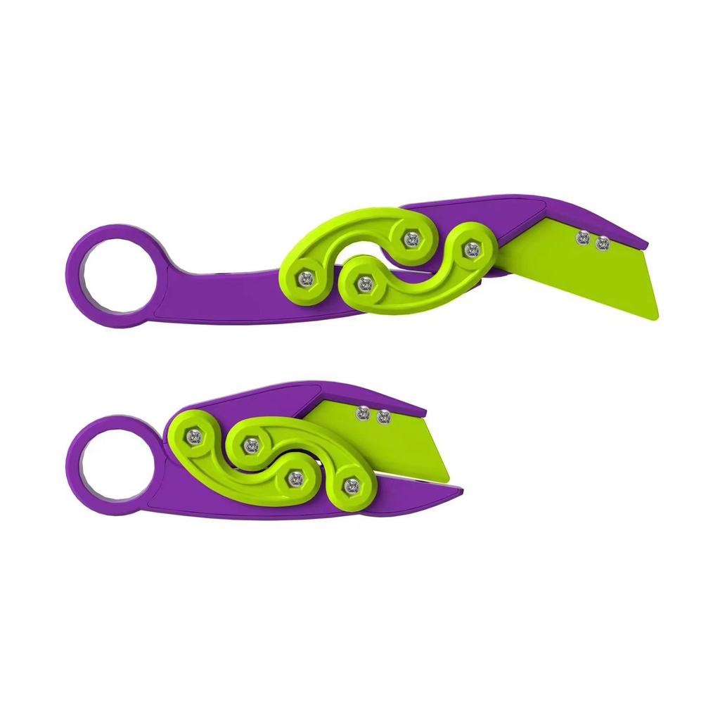 3D Gravity Radish Knife Decompression Push Card Kids Small Toy Radish Comb Decompression Children Toy Christmas Gift