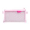 Multifunctional Mesh Pen Bag Zipper Mesh Bags Clear Pencil Case Organizer Cosmetics Makeup Bag