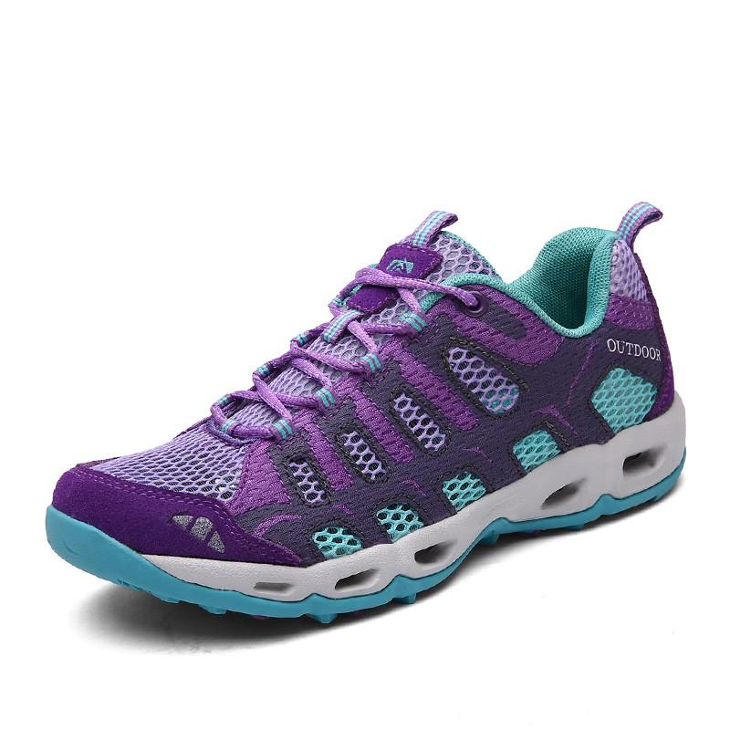 Unisex Schnelltrocknende Wanderschuhe Wasserschuhe Atmungsaktives Netz Outdoor Trail Sneaker Fluss Trekking Leichtes Laufen