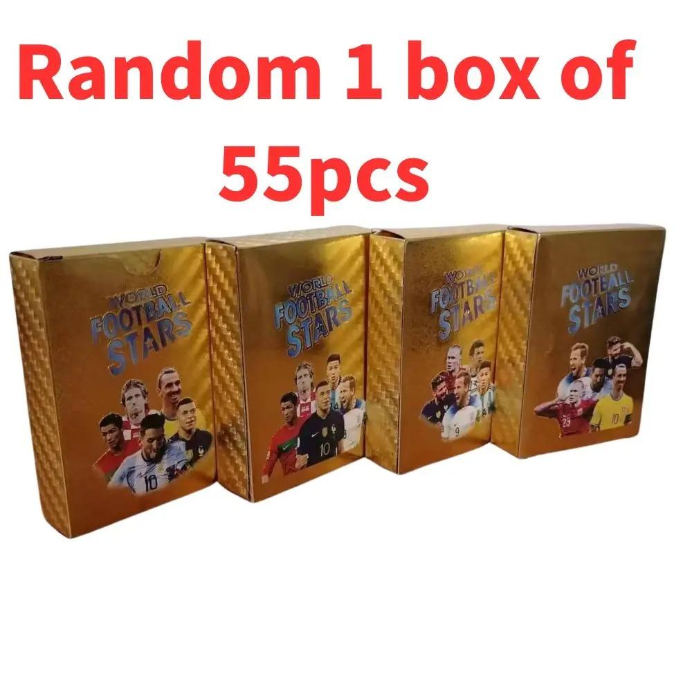 Football Star Card Box Soccer Star Collection Footballer Limited Fan Cards Kids Gift Drop Shipping