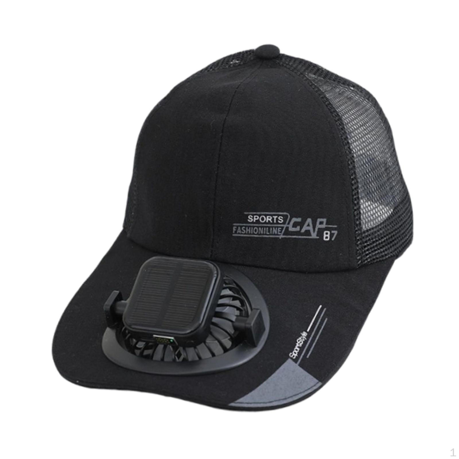 

, Cooling Personal Sun Hat for Beach, Boating, Shipyard, Sports Black 300MA