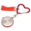 FIELD WORK Analog Carabiner Charm Keychain for Women, Red, ST301-3