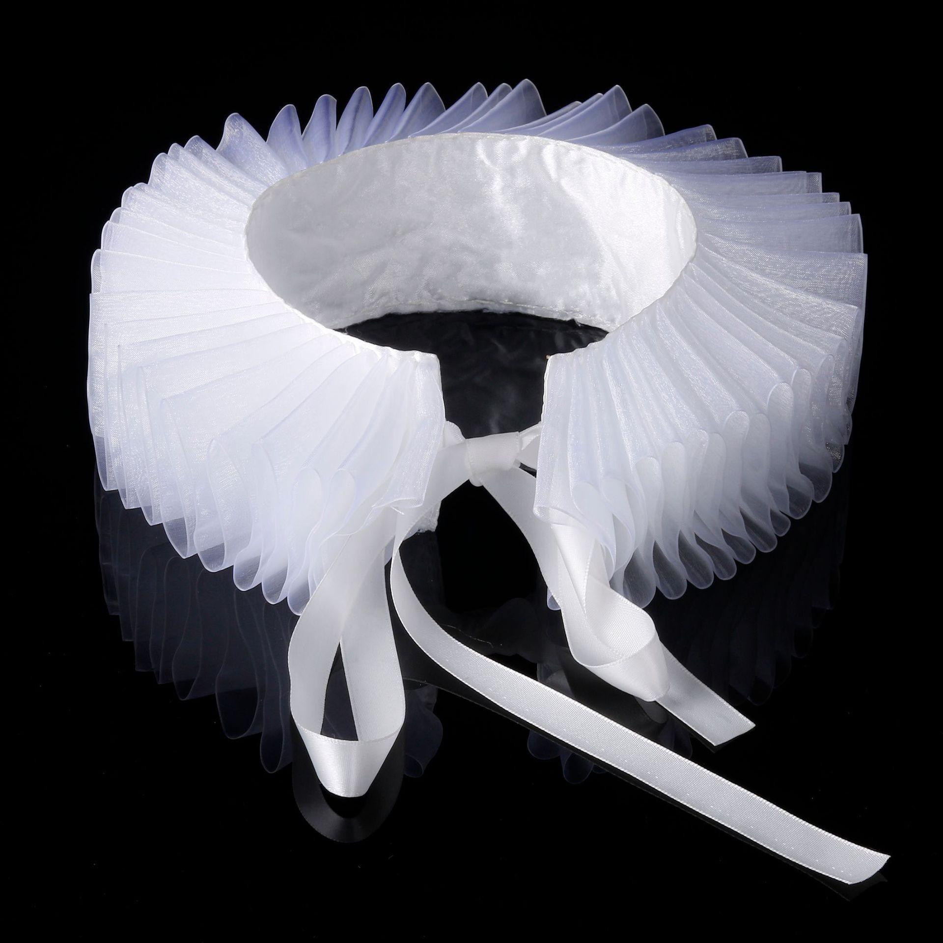 

Чисто ручной работы придворный аристократический литературный и художественный поддельный воротник, ретро-воротник-жабо, реквизит для фотосъемки, аксессуары для свадебных шарфов