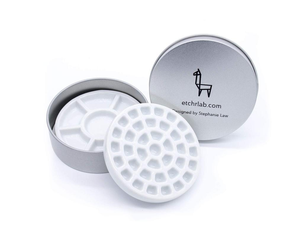 ETCHR Etcher Porzellan-Minipalette, 37 Unterteilungen, 210165