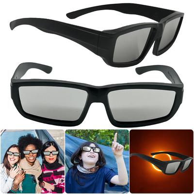 1/2/3/5 Pack Safe Shades ISO Certified Plastic Eclipse Glasses Solar Eclipse Viewing Glasses Direct Sun View Safe Eye Protection